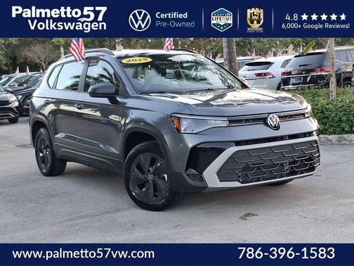 Platinum Gray Metallic 2025 Volkswagen Taos 1.5T S