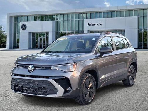 Platinum Gray Metallic 2025 Volkswagen Taos 1.5T S