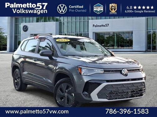 Platinum Gray Metallic 2025 Volkswagen Taos 1.5T S
