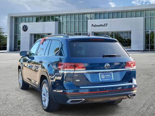 Tourmaline Blue Metallic 2022 Volkswagen Atlas 2.0T SE w/Technology