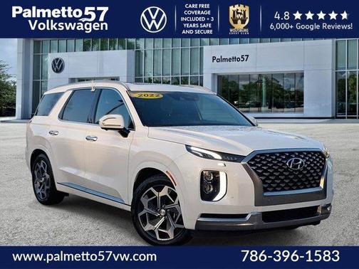 Hyper White 2022 Hyundai PALISADE Calligraphy