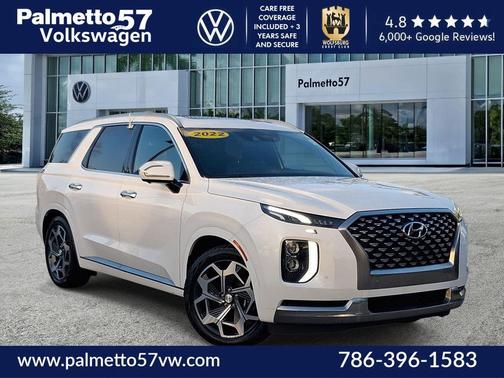 Hyper White 2022 Hyundai PALISADE Calligraphy