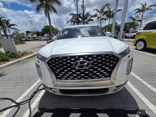 Hyper White 2022 Hyundai PALISADE Calligraphy