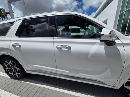 Hyper White 2022 Hyundai PALISADE Calligraphy