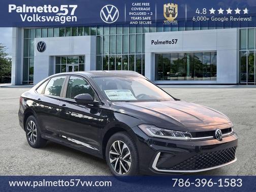 Deep Black Pearl 2026 Volkswagen Jetta 1.5T S