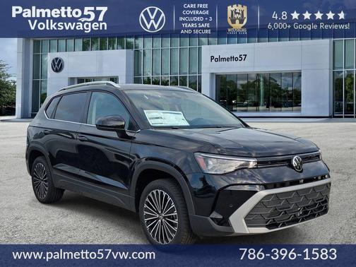 Deep Black Pearl 2026 Volkswagen Taos 1.5T SE