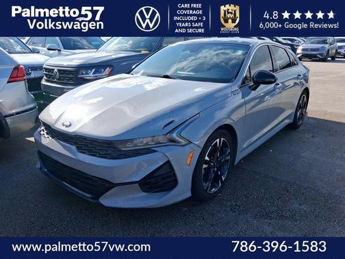 Wolf Gray 2021 Kia K5 GT-Line