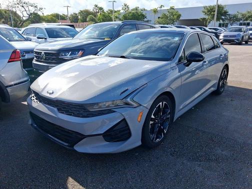 Wolf Gray 2021 Kia K5 GT-Line