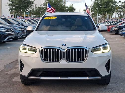 White Metallic 2022 BMW X3 sDrive30i