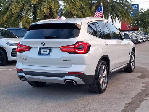 White Metallic 2022 BMW X3 sDrive30i