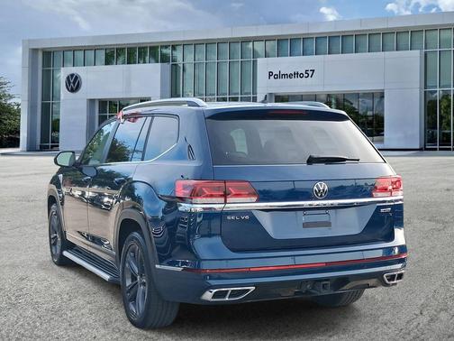 Tourmaline Blue Metallic 2022 Volkswagen Atlas 3.6 V6 SEL R-Line