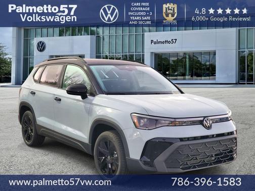 Gray 2026 Volkswagen Taos 1.5T SE Black