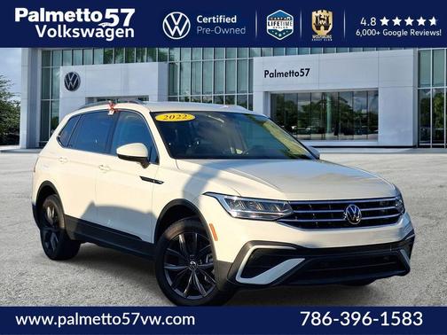 Pure White 2022 Volkswagen Tiguan 2.0T SE