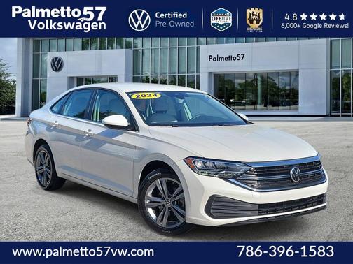 Opal White Pearl Effect 2024 Volkswagen Jetta 1.5T SE