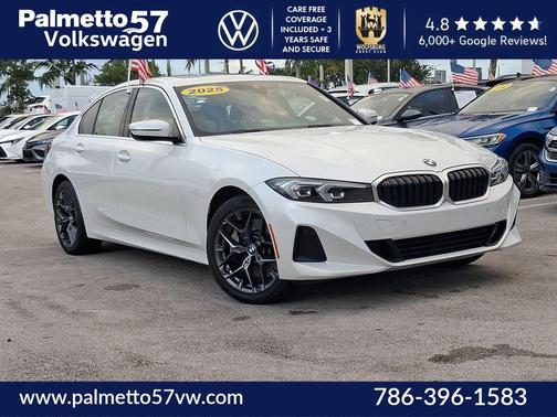 White Metallic 2025 BMW 330 i