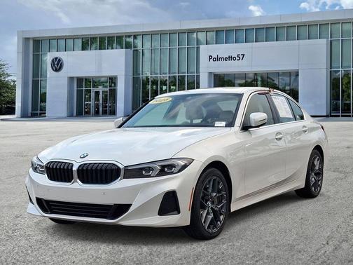 White Metallic 2025 BMW 330 i
