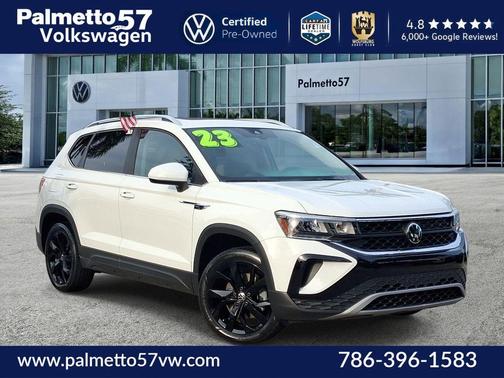 Pure White 2023 Volkswagen Taos 1.5T SE