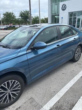 Silk Blue Metallic 2021 Volkswagen Jetta 1.4T SE