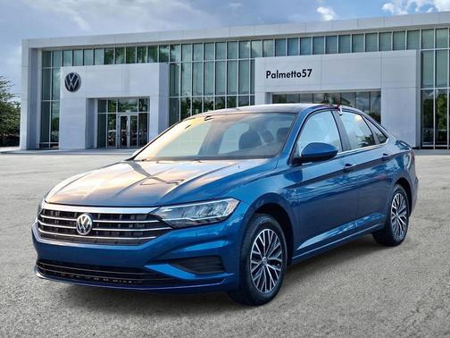 Silk Blue Metallic 2021 Volkswagen Jetta 1.4T SE