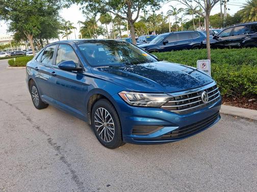 Silk Blue Metallic 2021 Volkswagen Jetta 1.4T SE
