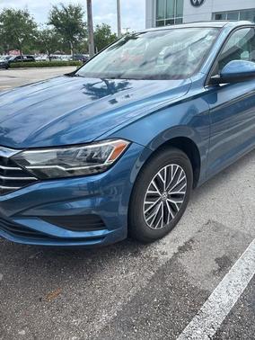 Silk Blue Metallic 2021 Volkswagen Jetta 1.4T SE