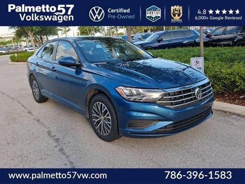 Silk Blue Metallic 2021 Volkswagen Jetta 1.4T SE