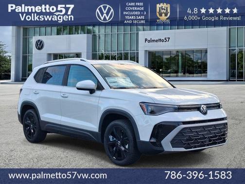 Pure White 2026 Volkswagen Taos 1.5T SE