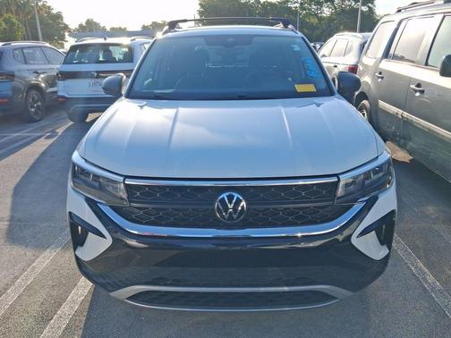 Pure White 2024 Volkswagen Taos 1.5T S