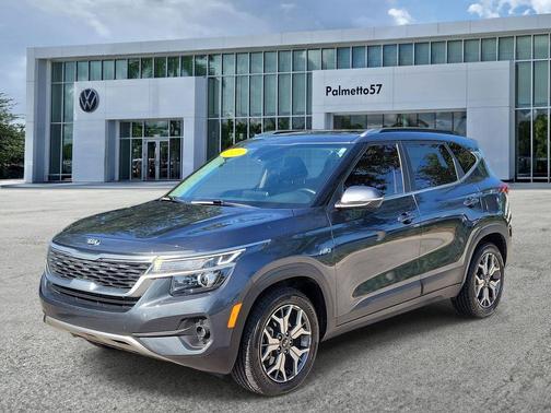 Gray 2021 Kia Seltos EX