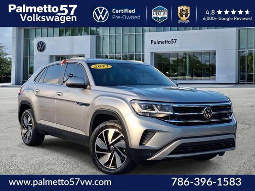 Pyrite Silver Metallic 2022 Volkswagen Atlas Cross Sport 2.0T SE w/Technology