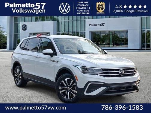 Pure White 2023 Volkswagen Tiguan 2.0T S