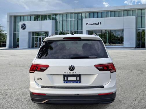 Pure White 2023 Volkswagen Tiguan 2.0T S