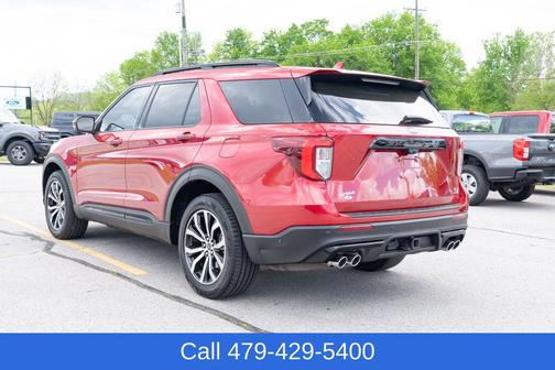 Red 2020 Ford Explorer ST
