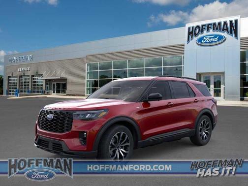 Red Metallic 2026 Ford Explorer ST-Line