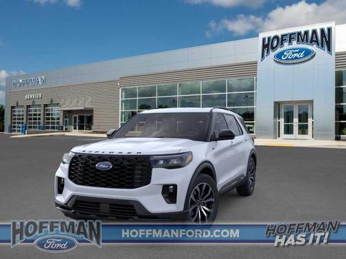 Space White Metallic 2026 Ford Explorer ST-Line