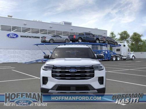 Space White Metallic 2026 Ford Explorer Active