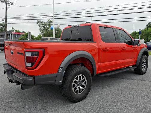 Orange 2022 Ford F-150 Raptor