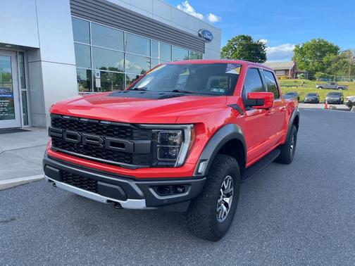 Orange 2022 Ford F-150 Raptor