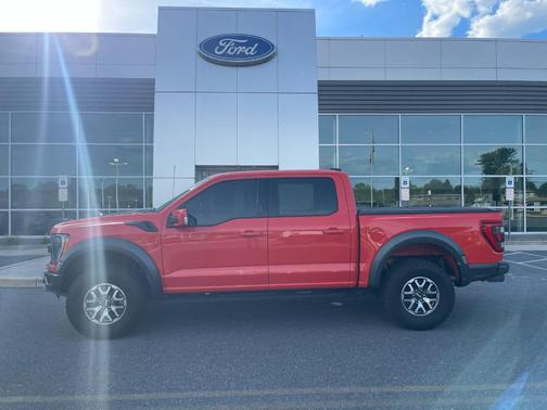 Orange 2022 Ford F-150 Raptor