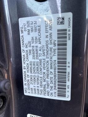 2017 Honda CR-V EX-L