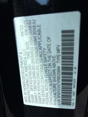 2023 Honda Pilot Touring