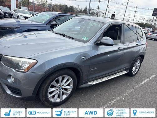 Space Gray Metallic 2016 BMW X3 xDrive28i