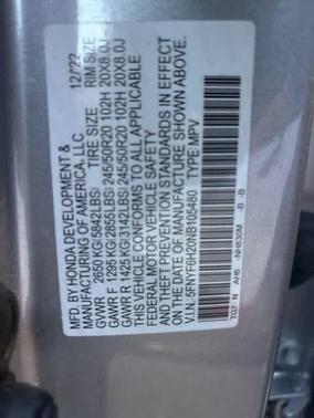 2022 Honda Pilot Special Edition