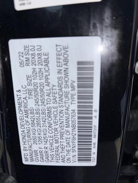 2022 Honda Pilot Special Edition