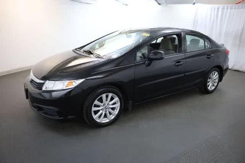 Crystal Black Pearl 2012 Honda Civic EX