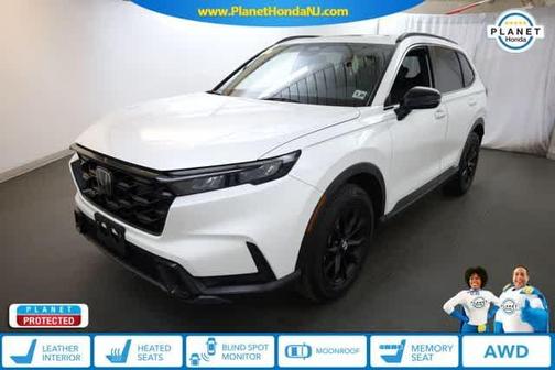 Platinum White Pearl 2025 Honda CR-V Hybrid Sport-L