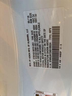 2019 Honda Odyssey EX-L