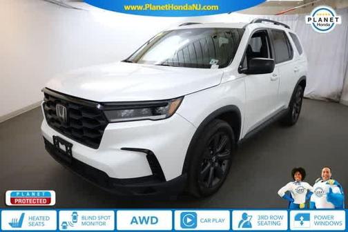 Platinum White Pearl 2023 Honda Pilot Sport