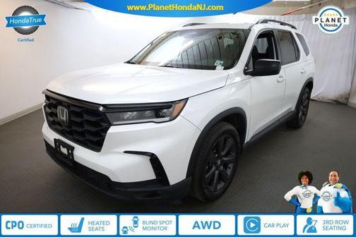 Platinum White Pearl 2023 Honda Pilot Sport