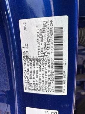 2022 Honda Accord Sport 1.5T